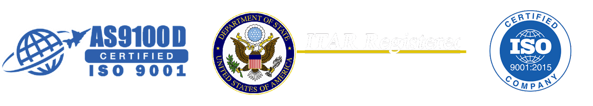 Certifications - ITAR, ISO9001 AS9100